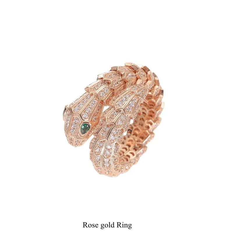 Designer Snake Jewelry Set
