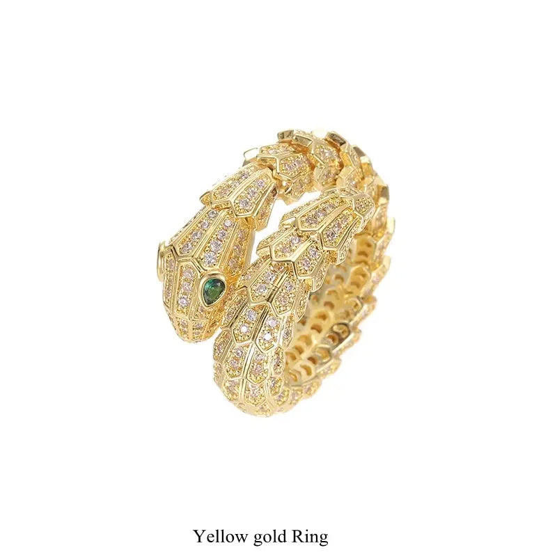 Designer Snake Jewelry Set