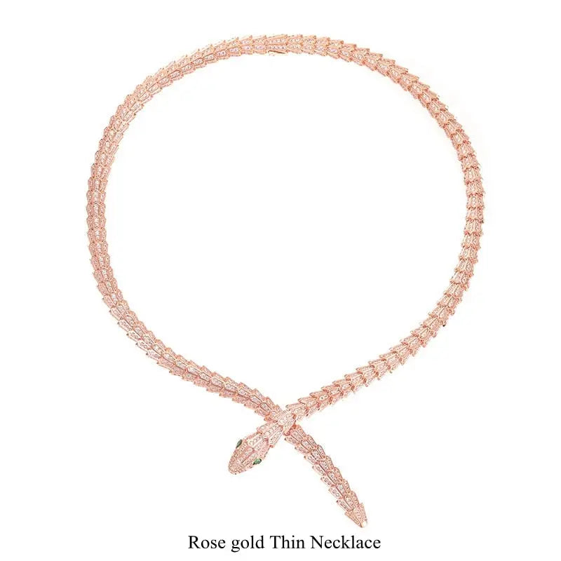 Designer Snake Jewelry Set