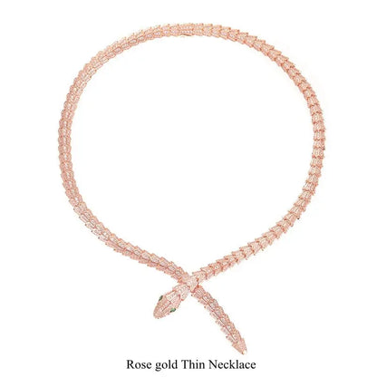 Designer Snake Jewelry Set