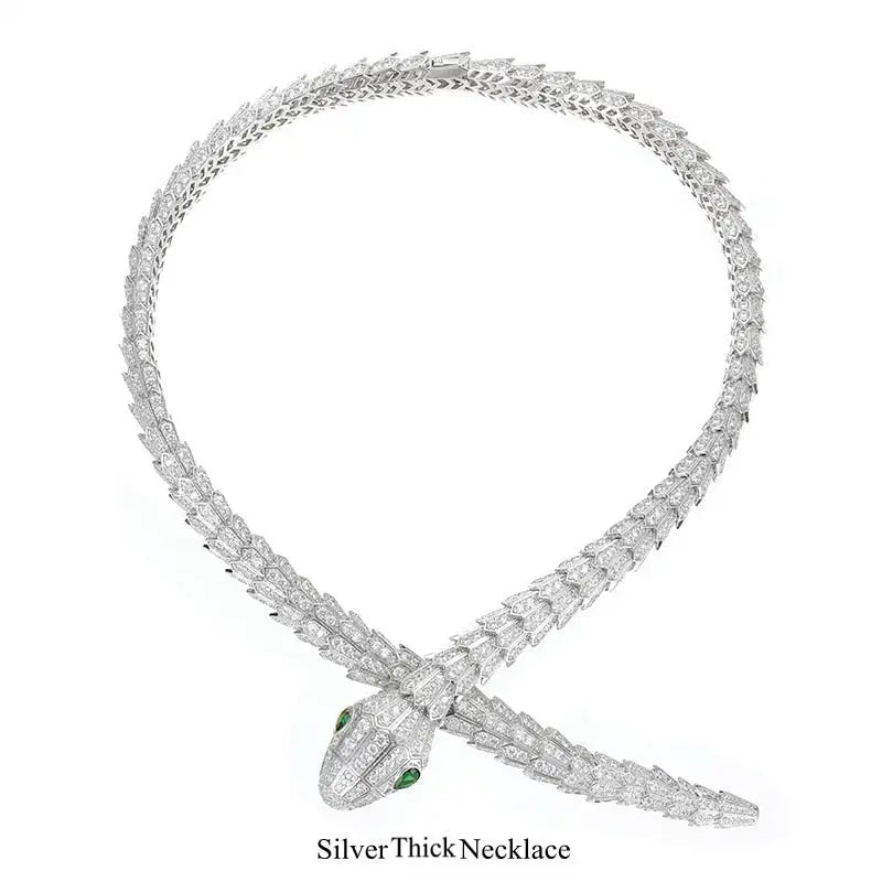 Designer Snake Jewelry Set