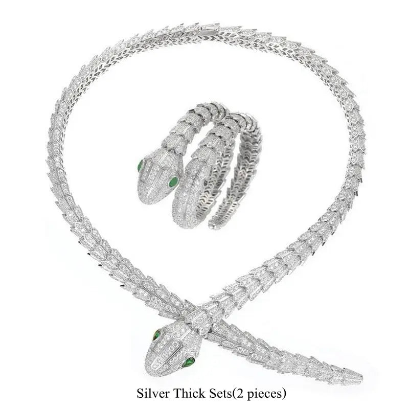 Designer Snake Jewelry Set