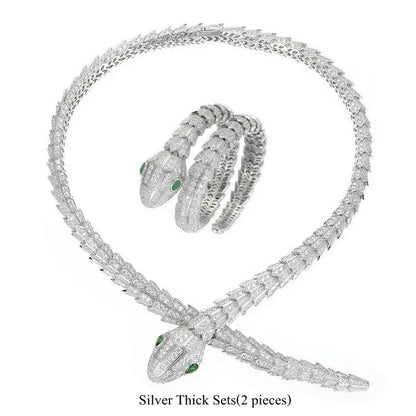 Designer Snake Jewelry Set
