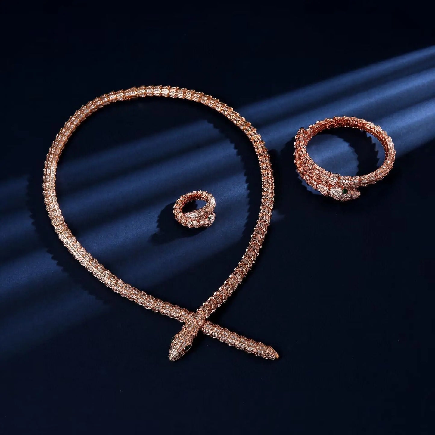 Designer Snake Jewelry Set
