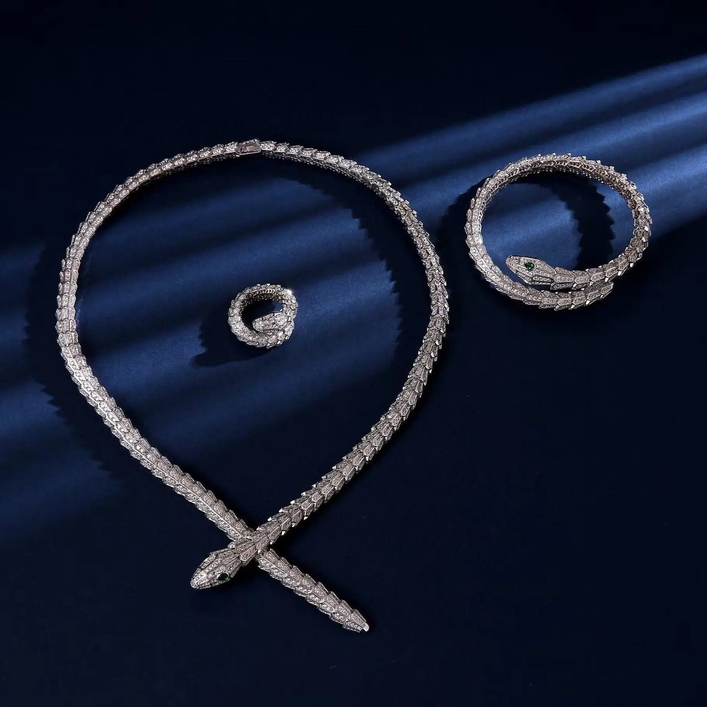 Designer Snake Jewelry Set