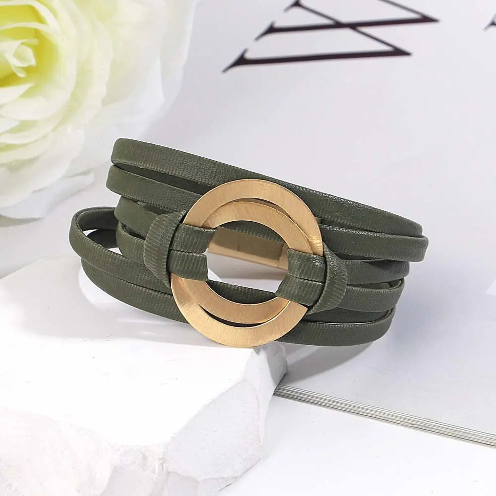 Double Circle Metal Charm Coco & Dee