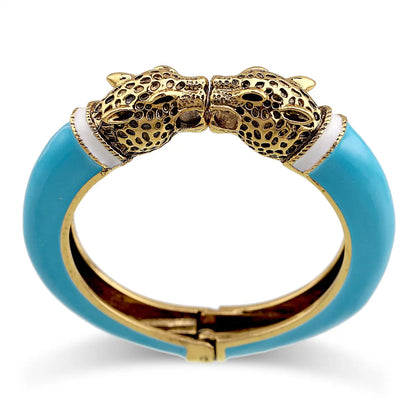 Double Leopard Bangle