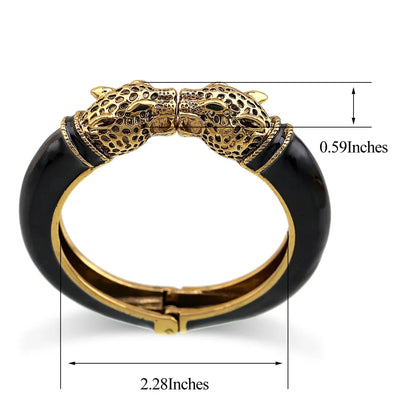 Double Leopard Bangle