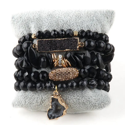 Druzy Stacked Bracelet Coco & Dee