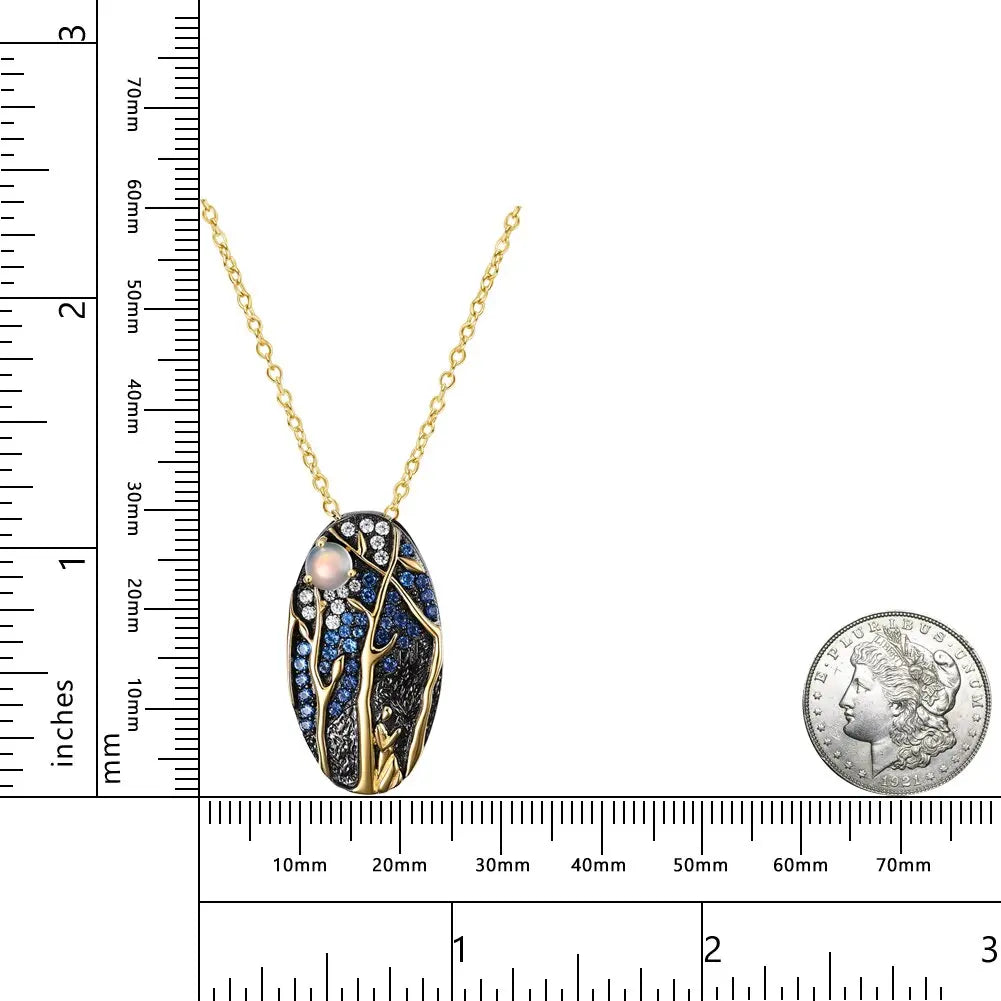 Ethiopia Opal Pendant Coco & Dee