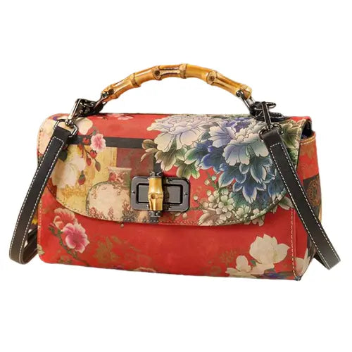 Flora Silk Handbag