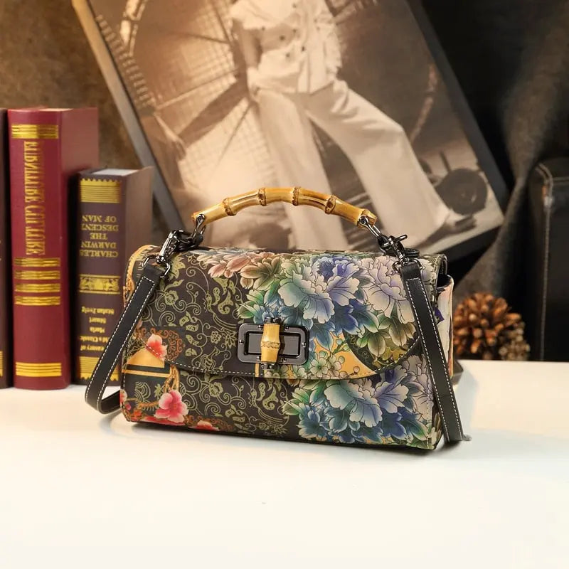 Flora Silk Handbag