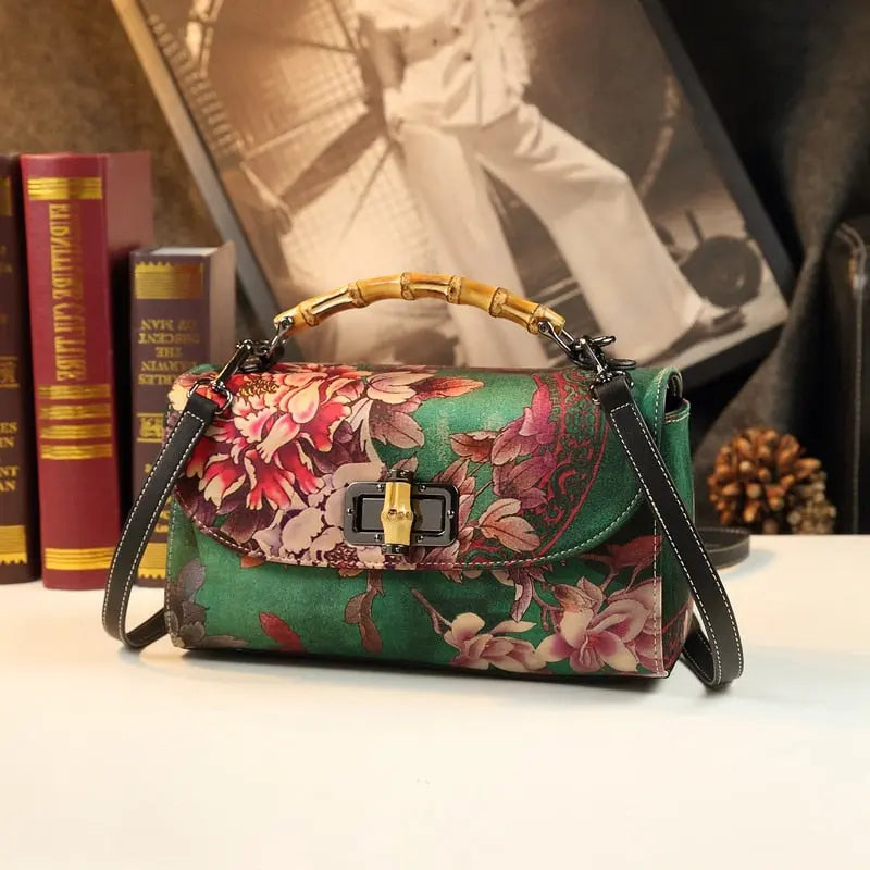 Flora Silk Handbag