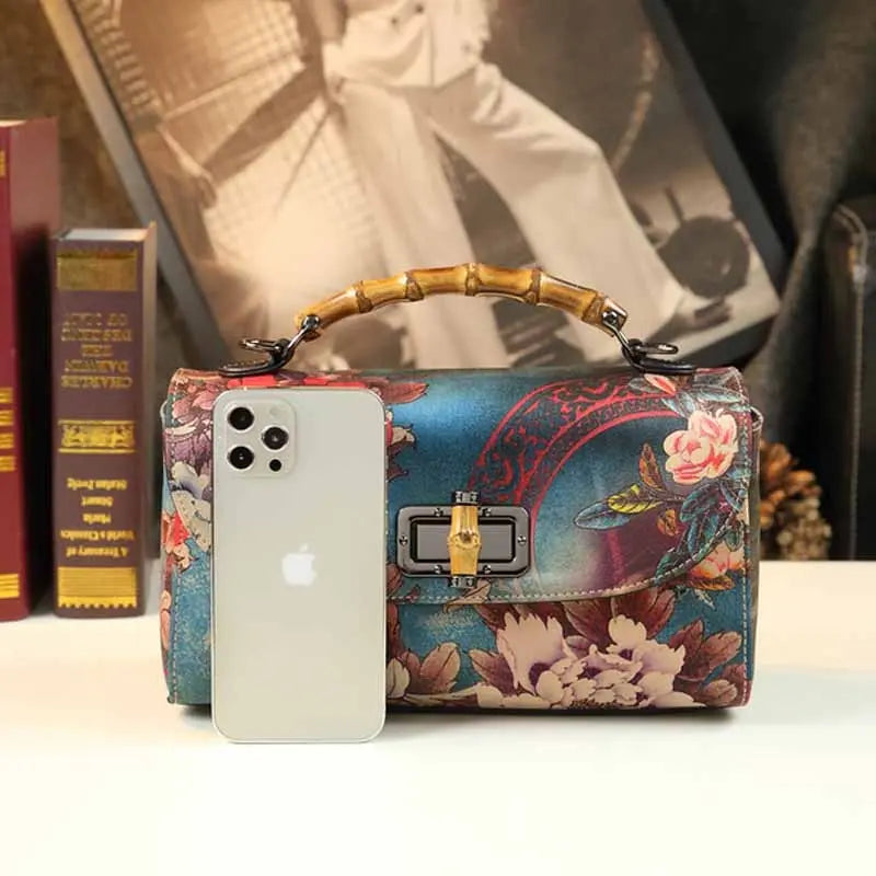 Flora Silk Handbag