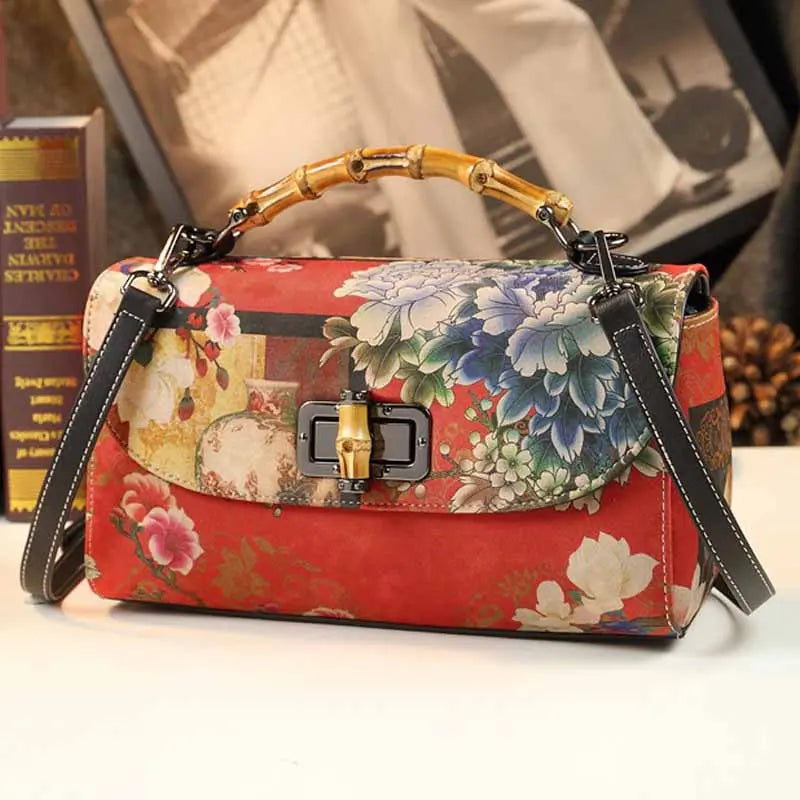 Flora Silk Handbag