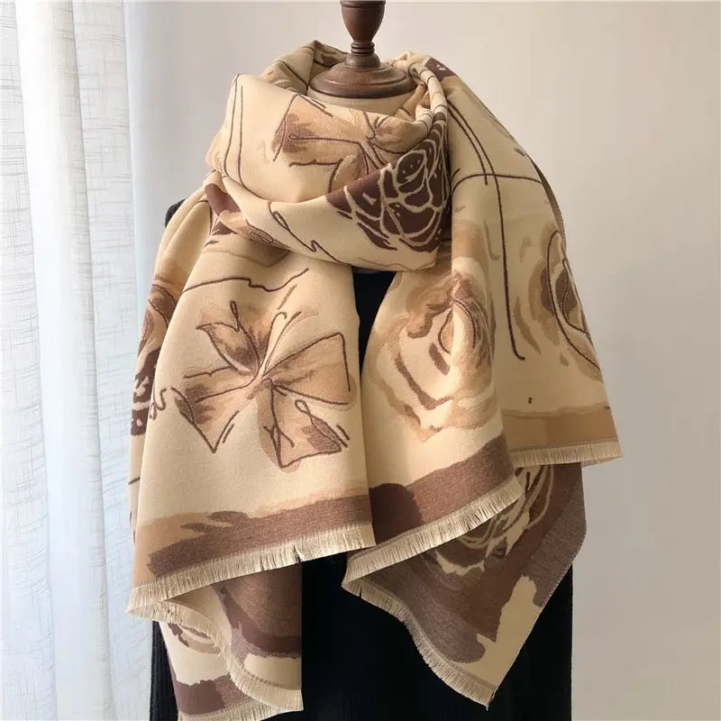 Floral Print Shawl Coco & Dee