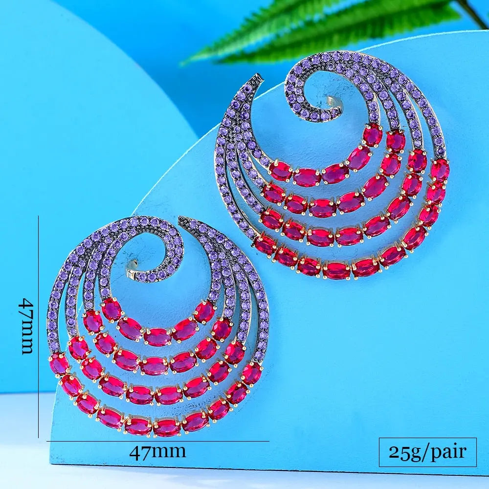 Flowers Circle Earrings Coco & Dee