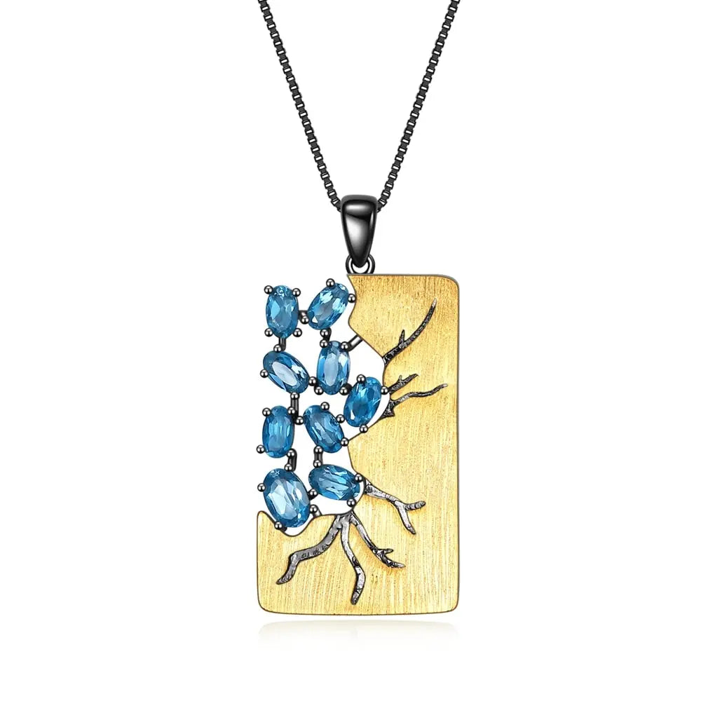 GEM  Sterling Silver Pendant Coco & Dee