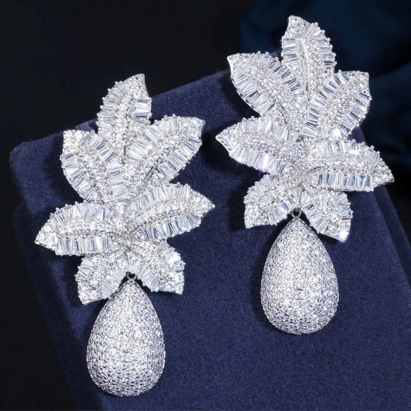 Leaves Drop Earrings