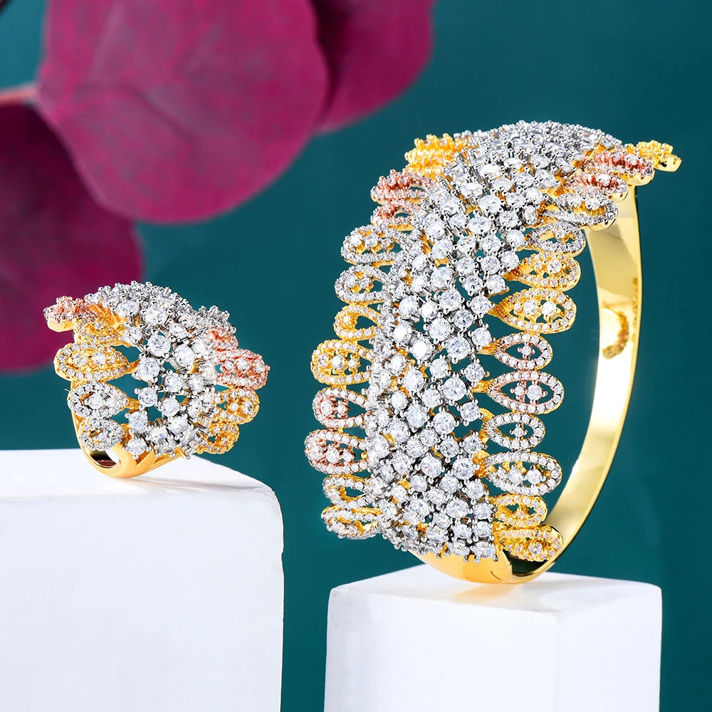 Victoria Bangle & Ring Set