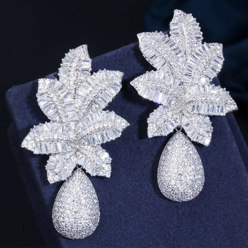 Leaves Drop Earrings