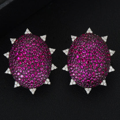 Nina Oval Earrings Coco & Dee