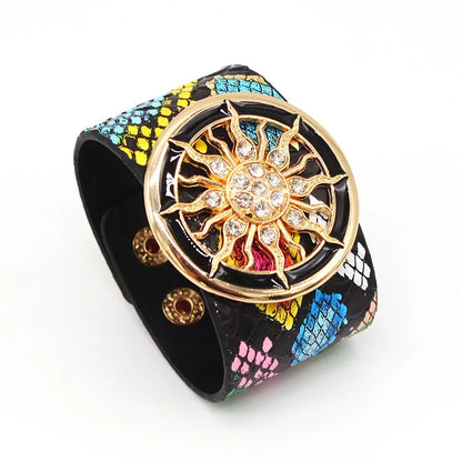 V Leather Bracelet Coco & Dee