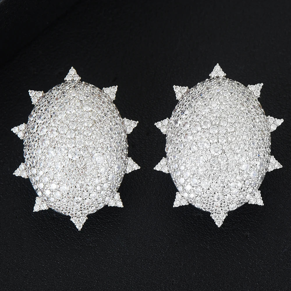 Nina Oval Earrings Coco & Dee