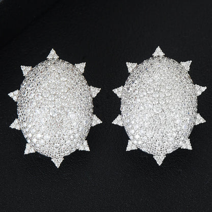 Nina Oval Earrings Coco & Dee