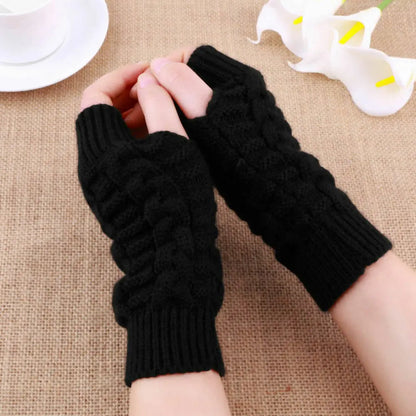 Half Finger Knitted Gloves Coco & Dee