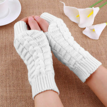 Half Finger Knitted Gloves Coco & Dee