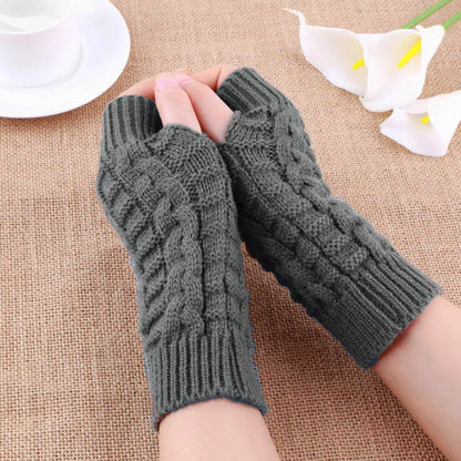 Half Finger Knitted Gloves Coco & Dee