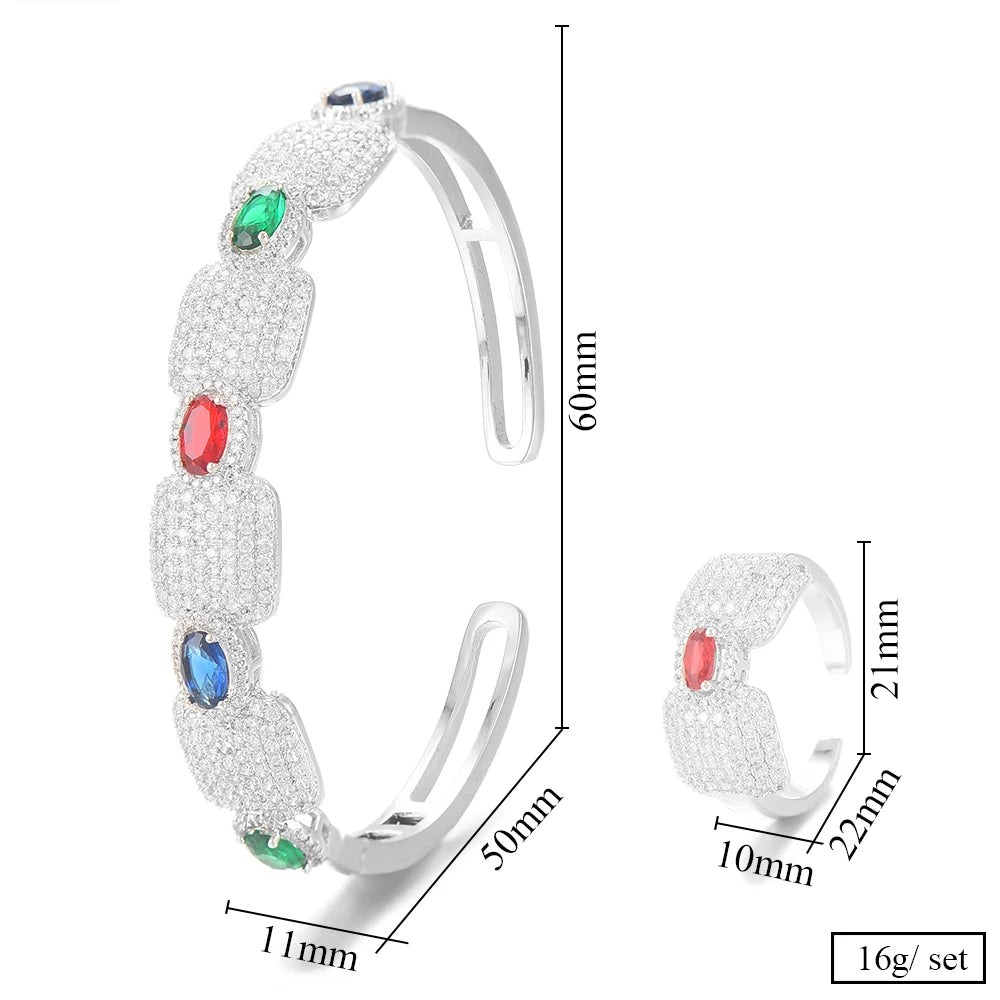 Isabella Bangle & Ring Set Coco & Dee