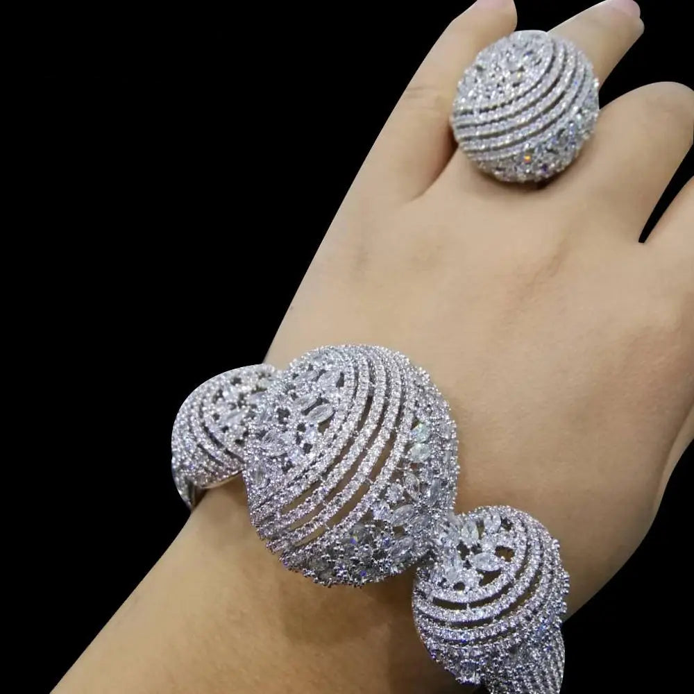 Opulent Charm Bangle & Ring Set Coco & Dee