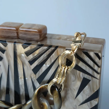 Zebra Clutch Coco & Dee