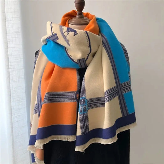 Horse Print Shawl Coco & Dee