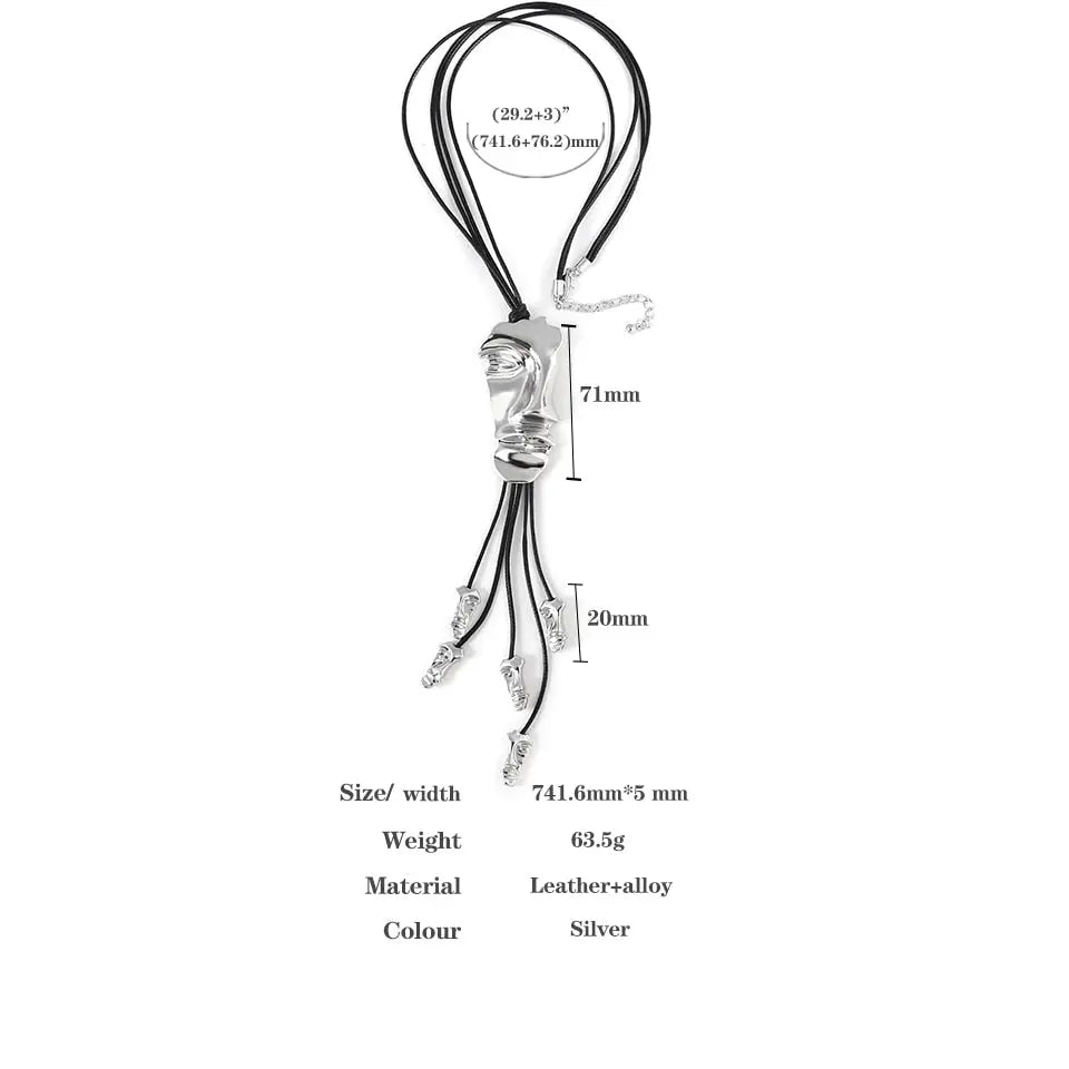 Human Face Necklace Coco & Dee