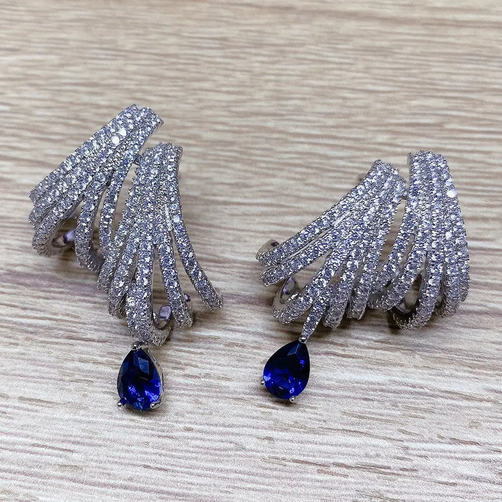 Katie Double Claw Earrings Coco & Dee