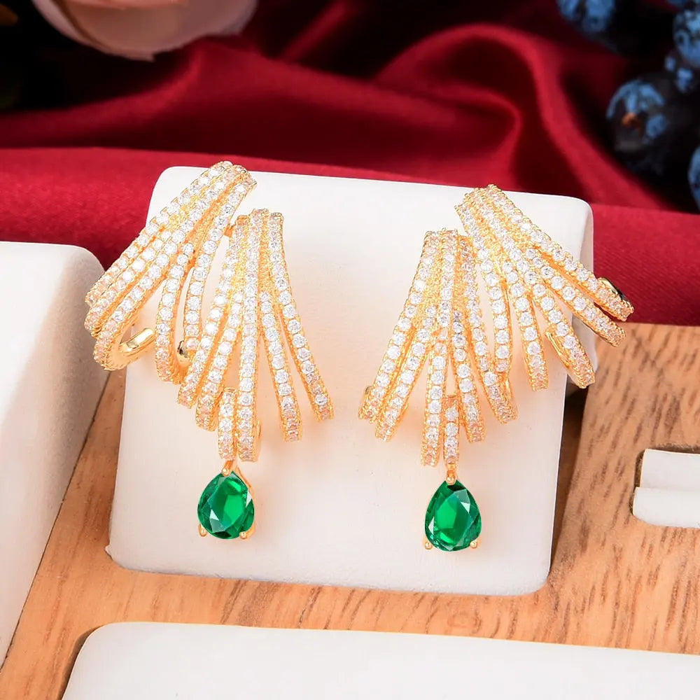 Katie Double Claw Earrings Coco & Dee