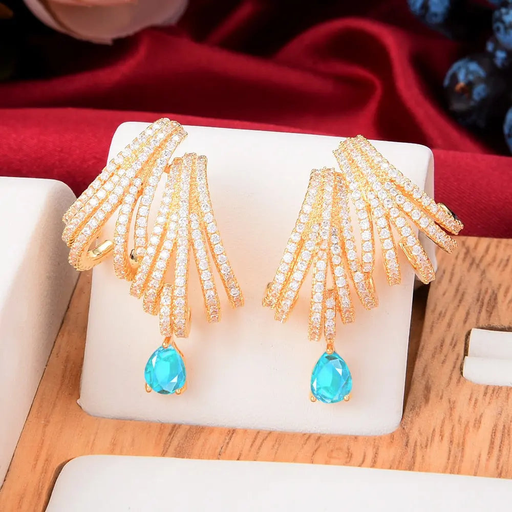 Katie Double Claw Earrings Coco & Dee