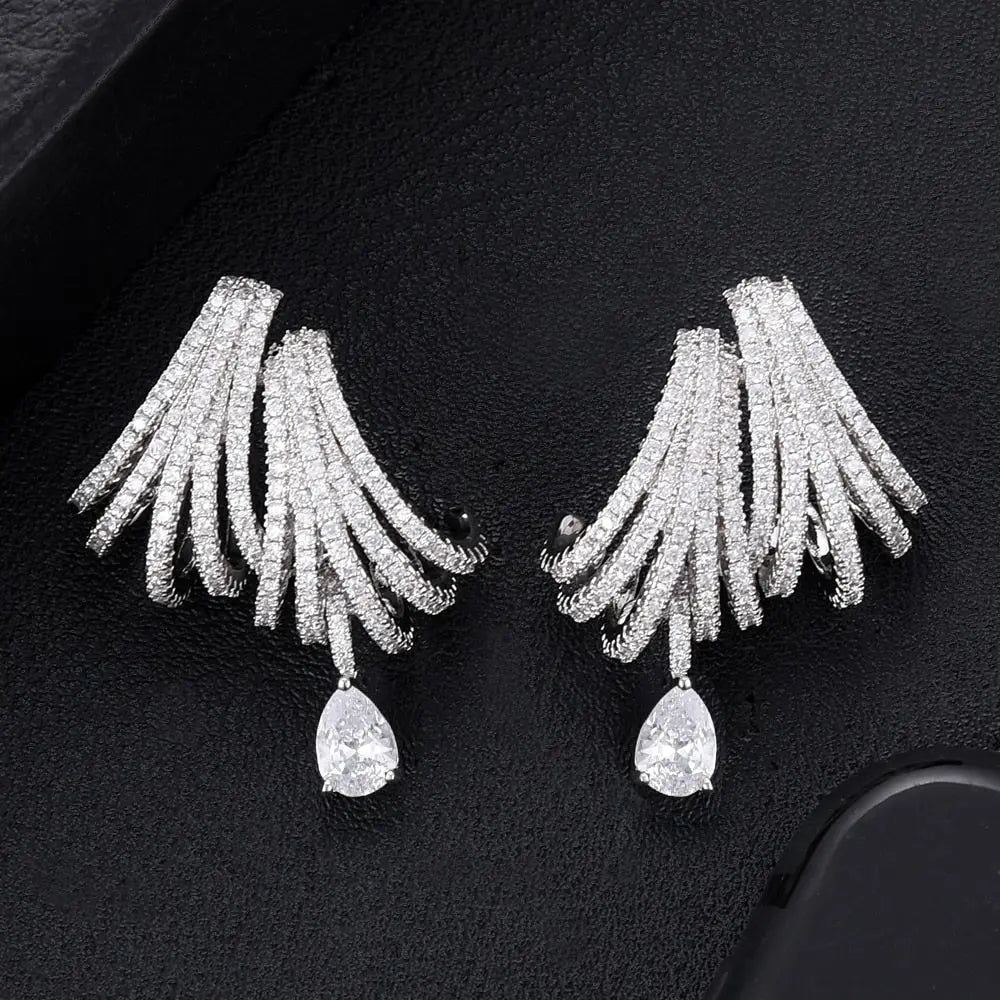 Katie Double Claw Earrings Coco & Dee