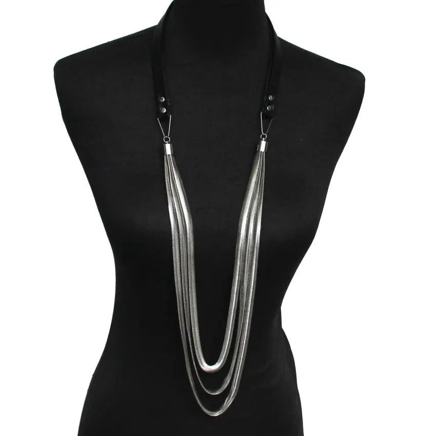 Kora Multi layers Leather Necklaces Coco & Dee