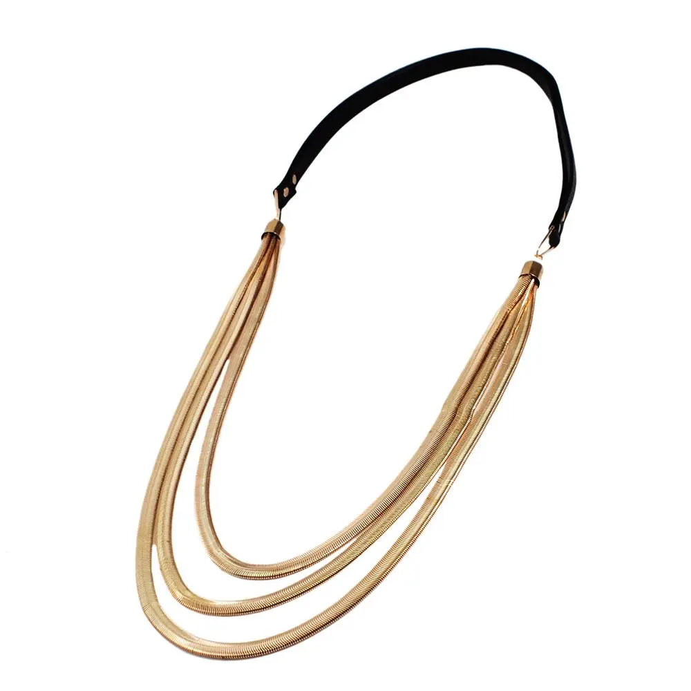 Kora Multi layers Leather Necklaces Coco & Dee