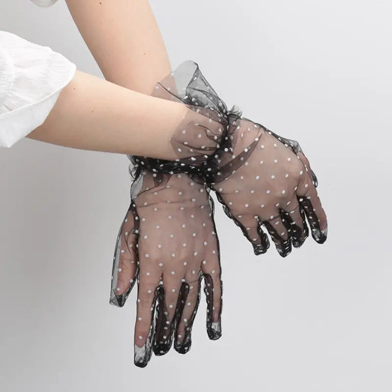 Lace Dot Gloves Coco & Dee