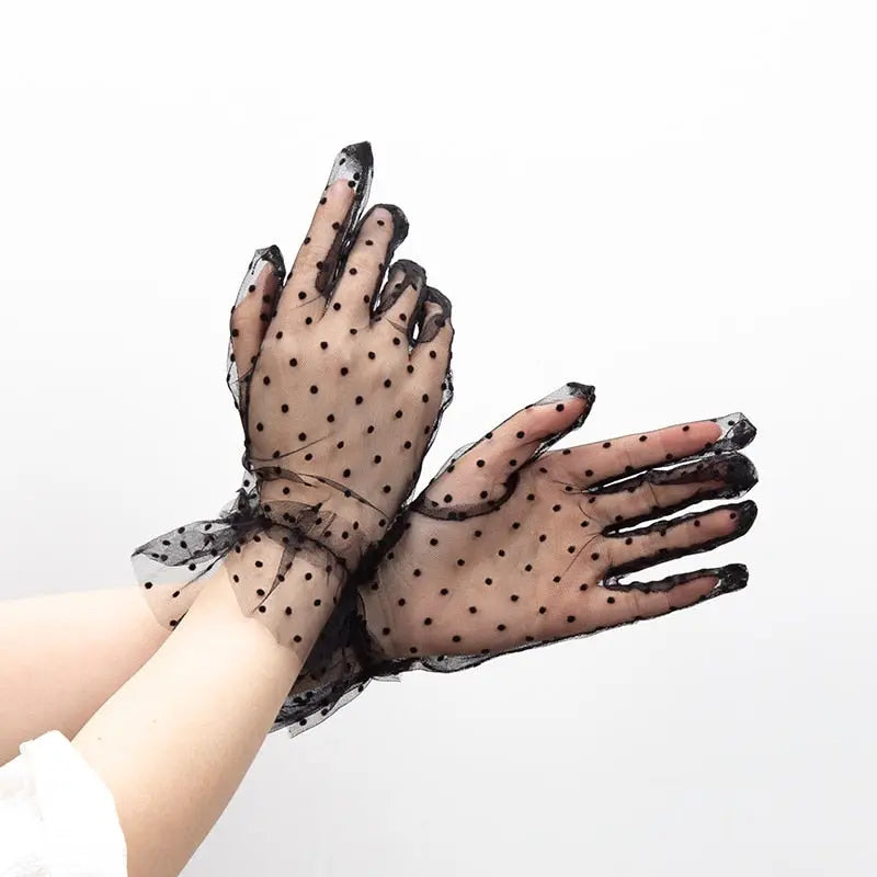 Lace Dot Gloves Coco & Dee