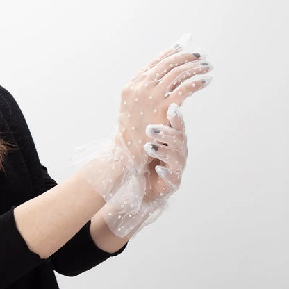 Lace Dot Gloves Coco & Dee