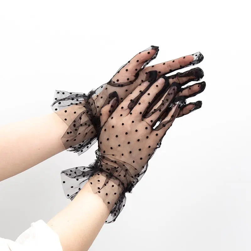 Lace Dot Gloves Coco & Dee