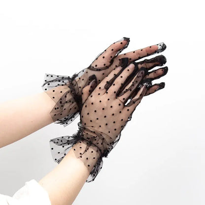 Lace Dot Gloves Coco & Dee