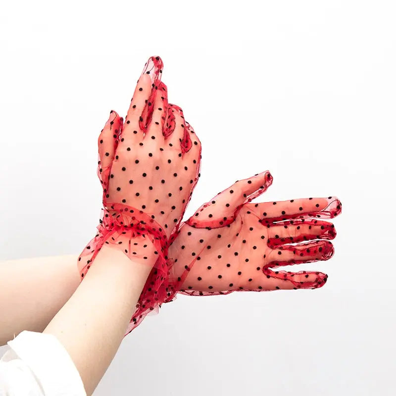 Lace Dot Gloves Coco & Dee
