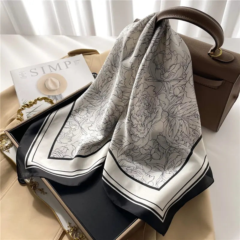 Luxury Satin Silk Scarf Coco & Dee